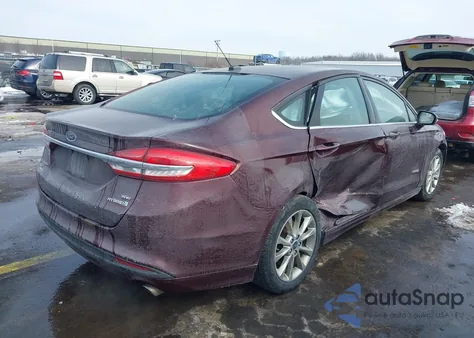2017 Ford Fusion Hybrid Se from USA, damaged, VIN 3FA6P0LU6HR148854